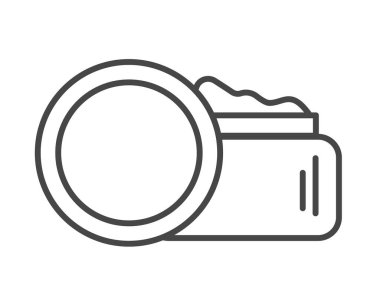 Vector icons of beauty, cosmetics and care. Bottle, jar, shower gel, face cream, body lotion, spray, ointment, paste.