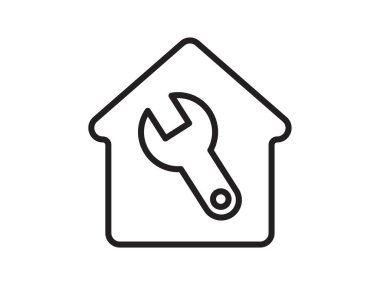 This icon, depicting a house silhouette, stands alone as a representation of dwelling, isolated against a clean background. With its simple vector design, it evokes a sense of warmth and security, embodying the concept of home. Additionally, it symbo