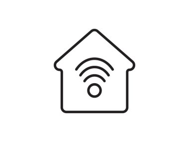 This icon, depicting a house silhouette, stands alone as a representation of dwelling, isolated against a clean background. With its simple vector design, it evokes a sense of warmth and security, embodying the concept of home. Additionally, it symbo