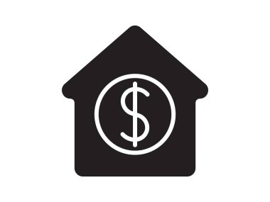 This icon, depicting a house silhouette, stands alone as a representation of dwelling, isolated against a clean background. With its simple vector design, it evokes a sense of warmth and security, embodying the concept of home. Additionally, it symbo