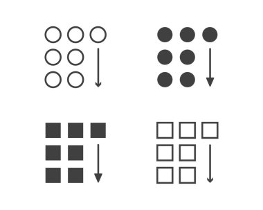 Hamburger menu icon, buttons for website, UI navigation, mobile app, presentation. Vector design elements and user Interface icons.