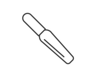 Makeup and cosmetics. Vector graphic icons of beauty in the form of eyelashes, mascara with a brush.