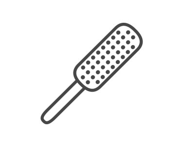 Vector graphic icons of beauty in the form of combs for massage or darsonval procedures.