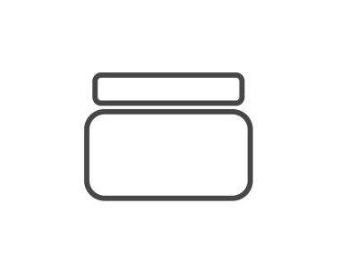 Vector icons of beauty, cosmetics and care. Bottle, jar, shower gel, face cream, body lotion, spray, ointment, paste.