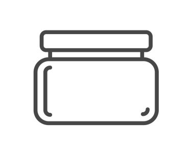 Vector icons of beauty, cosmetics and care. Bottle, jar, shower gel, face cream, body lotion, spray, ointment, paste.