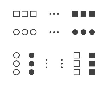 Hamburger menu icon, buttons for website, UI navigation, mobile app, presentation. Vector design elements and user Interface icons.