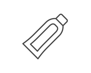 Vector icons of beauty, cosmetics and care. Bottle, jar, shower gel, face cream, body lotion, spray, ointment, paste.