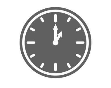 Simge zamanlayıcısı, saat, çalar saat, kronometre ve zaman simgesi. Beyaz arkaplanda düz biçimdeki vektör illüstrasyonu