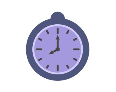 Üzümlü yaz saati ikonu tasarımı. Zamanın meyve ikonları, zamanlayıcı, çalar saat, kronometre. Beyaz arkaplanda düz bir şekilde vektör illüstrasyonuName.