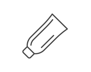 Vector icons of beauty, cosmetics and care. Bottle, jar, shower gel, face cream, body lotion, spray, ointment, paste.