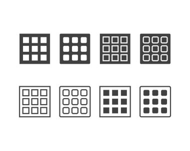Hamburger menu icon, buttons for website, UI navigation, mobile app, presentation. Vector design elements and user Interface icons.