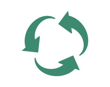 Geri Dönüşüm ve Ekoloji Simgeleri. Kavramı Yeniden Kullan ve Reddet. Geri dönüşüm Paketi İşaretleri. Vektör İllüstrasyonu