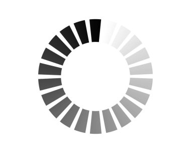 Çubuk durum simgesi yükleniyor. Vektör çizimi. Vektör yüklü simgeler. İndirme işlemi sürüyor. Donload ya da Gönderme.