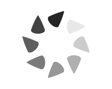 Çubuk durum simgesi yükleniyor. Vektör çizimi. Vektör yüklü simgeler. İndirme işlemi sürüyor. Donload ya da Gönderme.