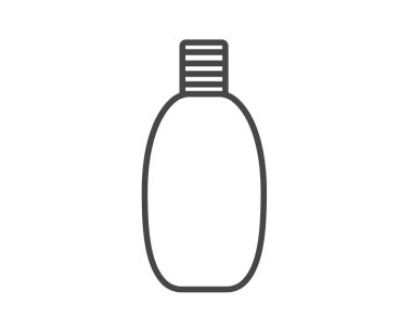 Vector icons of beauty, cosmetics and care. Bottle, jar, shower gel, face cream, body lotion, spray, ointment, paste.