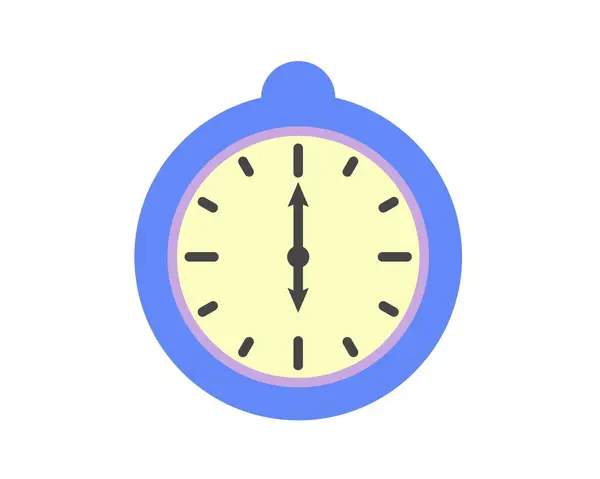 stock vector Summer clock icon design with passion fruit. Fruit icons of time, timer, alarm, stopwatch. Vector illustration in flat style on a white background.