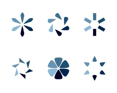 Koleksiyon Yükleme Çubuğu durum simgesi. Vektör çizimi. Vektör yüklü simgeler kümesi. İndirme işlemi sürüyor. Donload ya da Gönderme.