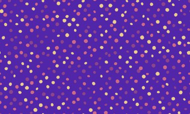 Renkli daireleri olan kusursuz noktalı desen, tekstil kumaşları, duvar kağıtları ya da soyut arka planlar için ideal. Yaratıcı dekor için modaya uygun bir geometrik tasarım.