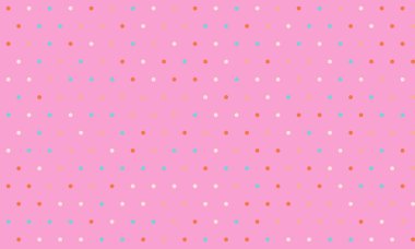 Renkli geometrik daireli vektör noktalı desen. Tekstil, kusursuz duvar kağıtları ve modern tasarım için son moda soyut arka planlar için mükemmel..