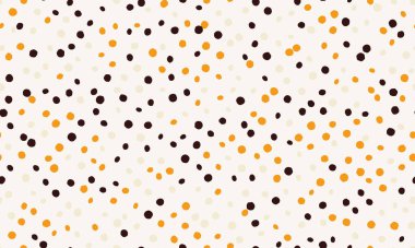 Yuvarlak noktalı desen ve geometrik basitlik. Tekstil kumaşları, duvar kağıtları ya da poster baskıları için ideal. Kusursuz arkaplanlar için soyut vektör tasarımı.