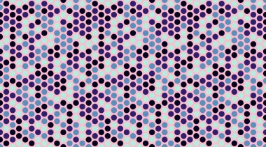 Yuvarlak benekli geometrik polka deseni soyut arka planlar, dikişsiz duvar kağıtları veya tekstil baskıları için mükemmel. Modern dekor için modaya uygun ve yaratıcı bir tasarım.