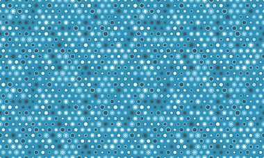 Renkli yuvarlak şekilli kusursuz lekeli desen, soyut arka planlar, duvar kağıtları veya geometrik dokunuşlu tekstil baskıları için ideal..