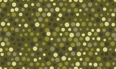 Geometrik tekrarlı yuvarlak benekli desen. Kumaş baskılar, poster arkaplanları ve modaya uygun daireleri olan soyut duvar kağıdı tasarımları için ideal..