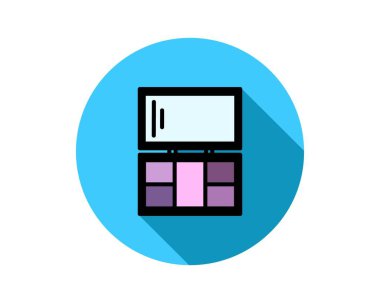 Güzellik, vücut bakımı ve kozmetik. Vektör Doğrusal Düz Simgeler ve Tasarım Elementleri