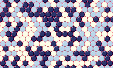 Minimalist yuvarlak şekilli Polka nokta vektör tasarımı. Moda kumaş baskıları, duvar kağıtları ve basit geometrik dokunuşlu poster arkaplanları için ideal..