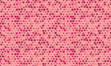 Renkli benekli geometrik polka deseni, kusursuz duvar kâğıdı, tekstil baskısı ve soyut dokunuşlu modern poster arkaplanı için mükemmel..