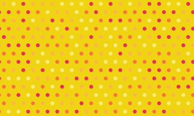 Renkli geometrik daireli vektör noktalı desen. Tekstil, kusursuz duvar kağıtları ve modern tasarım için son moda soyut arka planlar için mükemmel..