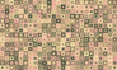 Yapılandırılmış geometrisi olan mozaik bir model. Canlı, renkli bir şebeke tasarımı sanat, kumaş veya yaratıcı afişler için idealdir..