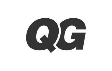 Kurumsal Marka için QG Tekno Düzenlenebilir Yazı Tipi Logosu. Benzersiz tipografik fikirleri olan cesur, fütürist tasarım. En Küçük Özel Tür ve Dinamik Harf