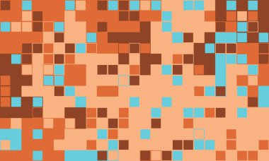 80 'lerin kusursuz iz sürme eğlencesi. Boş duvar örgüsü. Rastgele pop rengi resim pop sanatı.