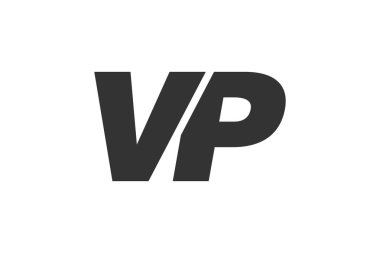 Şirket Markası için VP Tekno Düzenlenebilir Yazı Tipi Logosu. Benzersiz tipografik fikirleri olan cesur, fütürist tasarım. En Küçük Özel Tür ve Dinamik Harf