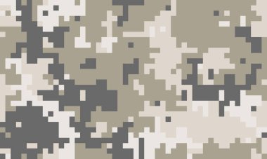 Renkli yaratıcı kimliğini gizle. Askeri ormanda hayatta kalma avı. Desenli lekeli giysiler sanal.