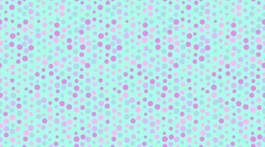 Geometrik daireli polka nokta vektör deseni. Tekstil tasarımları, duvar kağıtları ya da soyut minimalist tarzlı modaya uygun poster arkaplanları için mükemmel..
