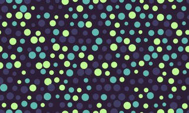 Yuvarlak noktalı desen ve geometrik basitlik. Tekstil kumaşları, duvar kağıtları ya da poster baskıları için ideal. Kusursuz arkaplanlar için soyut vektör tasarımı.
