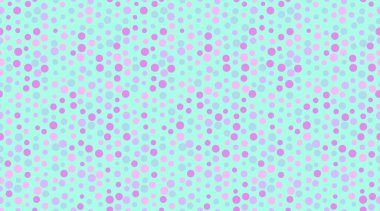Geometrik daireli polka nokta vektör deseni. Tekstil tasarımları, duvar kağıtları ya da soyut minimalist tarzlı modaya uygun poster arkaplanları için mükemmel..