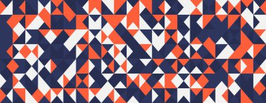 Mozaik şekilli ve kusursuz dizaynlı yaratıcı geometrik desen. Modern posterler, arka planlar ya da soyut tekstil baskıları için ideal.