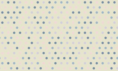 Geometrik tekrarlı yuvarlak benekli desen. Kumaş baskılar, poster arkaplanları ve modaya uygun daireleri olan soyut duvar kağıdı tasarımları için ideal..