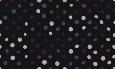 Tekrar eden yuvarlak benekli bir polka nokta vektörü. Kusursuz tekstil baskıları, modaya uygun duvar kağıtları ve soyut geometrik posterler için mükemmel..