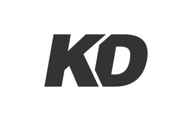 Şirket Markası için KD Tekno Düzenlenebilir Yazı Tipi Logosu. Benzersiz tipografik fikirleri olan cesur, fütürist tasarım. En Küçük Özel Tür ve Dinamik Harf