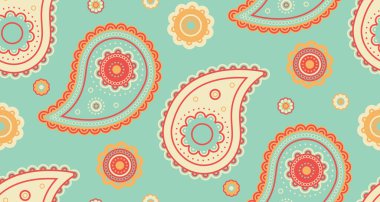 Yaratıcılıkla süslenmiş doğu dekoratifi. Çizimi bitkisel grafik olarak çiz. Çiçekli süslemek için karalama yaprağı.