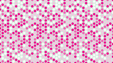 Renkli geometrik daireli vektör noktalı desen. Tekstil, kusursuz duvar kağıtları ve modern tasarım için son moda soyut arka planlar için mükemmel..