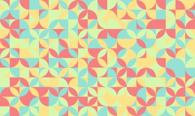 Geometrik mozaik desenli, yaratıcı şekilli ve minimal tarzlı. Modern posterler, pürüzsüz arka planlar ya da tekstil baskıları için mükemmel..