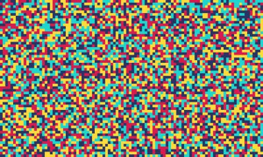 Renkli karoları ve zarif simetrisi olan desenli küp deseni. Grafik tasarım projeleri, arka planlar ve modaya uygun dekoratif materyal için ideal.