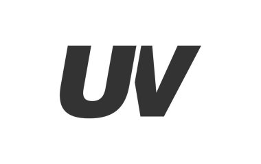 Şirket Markası için UV Tekno Düzenlenebilir Yazı Tipi Logosu. Benzersiz tipografik fikirleri olan cesur, fütürist tasarım. En Küçük Özel Tür ve Dinamik Harf