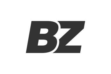 Şirket Markası için BZ Tekno Düzenlenebilir Yazı Tipi Logosu. Benzersiz tipografik fikirleri olan cesur, fütürist tasarım. En Küçük Özel Tür ve Dinamik Harf