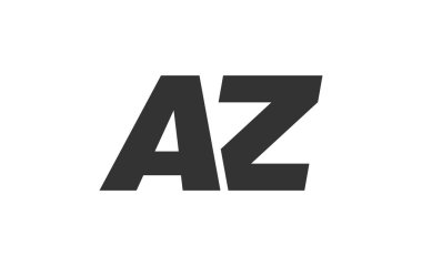 Şirket Markası için AZ Tekno Düzenlenebilir Yazı Tipi Logosu. Benzersiz tipografik fikirleri olan cesur, fütürist tasarım. En Küçük Özel Tür ve Dinamik Harf